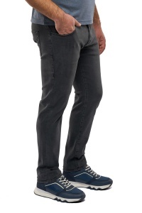 Blugi barbati Slim Fit, Mercury, gri antracit - Img 2