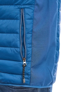 Vesta barbati subtire, Urban fit, albastru denim - Img 6