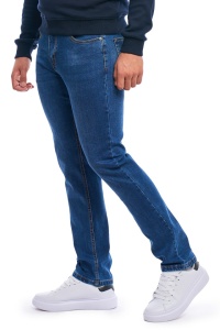 Blugi barbati regular fit, Classic Denim - Img 3