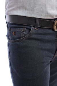 Blugi barbati Rodos, regular, Anthracite Gray - Img 5