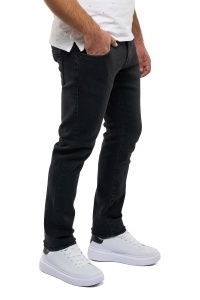 Blugi barbati Slim Fit, Reed, negru - Img 2