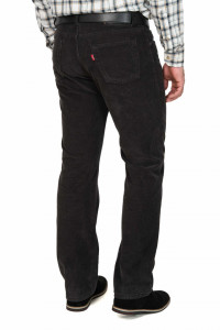 Pantalon raiat clasic, Forza, gri antracit - Img 2