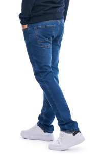 Blugi barbati regular fit, Classic Denim - Img 4