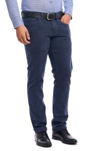 Blugi barbatesti regular fit, Navy Smart - Img 2