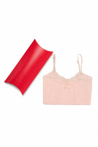 Rochita de noapte cu dantela, Jessica, peach pink - Img 4