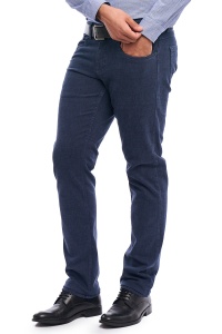 Blugi barbatesti regular fit, Navy Smart - Img 4
