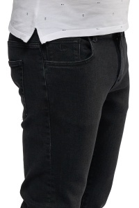 Blugi barbati Slim Fit, Reed, negru - Img 4