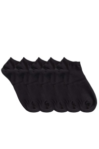 Sosete dama negre tricot fin – set 5 perechi