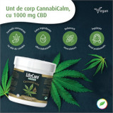 Unt de corp CannabiCalm 100 ml, cu CBD 1000 mg, pt dureri Lombosciatica