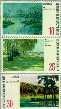 Berlin ber 423#425  1972 Landschapsschilderijen  Postfris