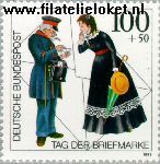 Bundesrepublik BRD 1692#  1993 Dag van de postzegel  Postfris