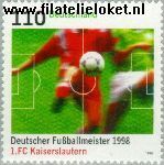 Bundesrepublik BRD 2010#  1998 Voetbalkampioen- FC Kaiserslautern Duits  Postfris