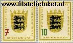 Bundesrepublik BRD 212#213  1955 Bayern-Würtemberg  Postfris