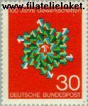 Bundesrepublik BRD 570#  1968 Vakbonden  Postfris