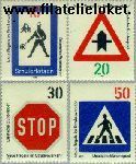 Bundesrepublik BRD 665#668  1971 Nieuwe verkeersregels  Postfris