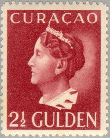 Curaçao CU 152 1942 Type 'Konijnenburg' 250 Gebruikt