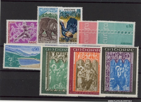 Frans Andorra ANF1971 Complete jaargang Frans Andorra 1971 Postfris