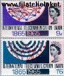 Groot-Brittannië grb 406#407  1965 I.T.U.  Postfris