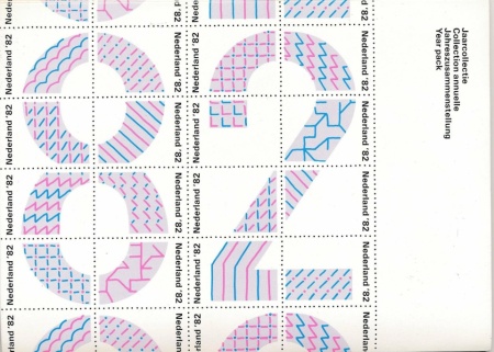 Nederland JCS1982 1982 Jaarcollectie P.T.T. Postfris