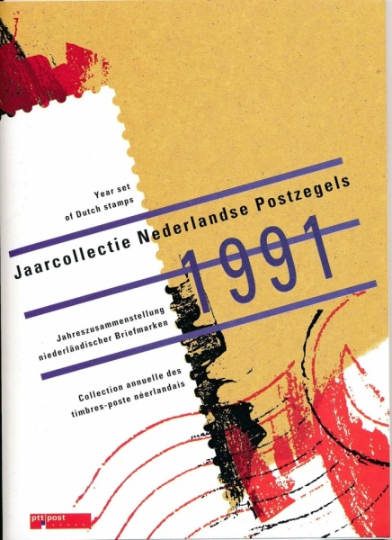 Nederland JCS1991 1991 Jaarcollectie P.T.T. Postfris