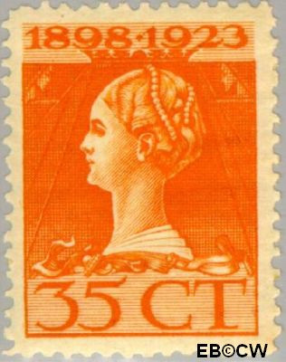 Nederland NL 0127 1923 Koningin Wilhelmina- Regeringsjubileum Gebruikt 35