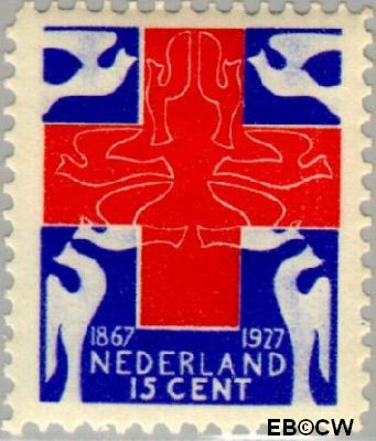 Nederland NL 0207 1927 Rode Kruis Ongebruikt 15+5