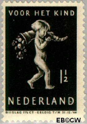Nederland NL 0327 1939 Kind met hoorn des overvloeds Ongebruikt 1½+1½
