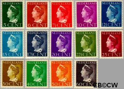 Nederland NL 0332#345 1940 Wilhelmina- Type 'Konijnenburg' Ongebruikt