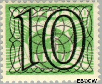 Nederland NL 0359 1940 Cijfer type 'Guilloche' of ' tralie' Postfris 10