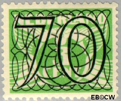 Nederland NL 0369 1940 Cijfer type 'Guilloche' of ' tralie' Gebruikt 70