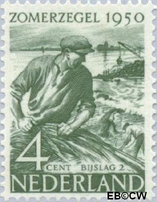 Nederland NL 0551 1950 Wederopbouw Ongebruikt 4+2