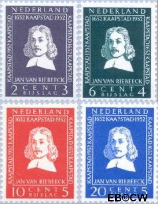 Nederland NL 0578#581 1952 Riebeeck-monument Postfris