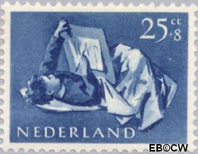 Nederland NL 0653 1954 Opvoeding en leren Ongebruikt 25+8