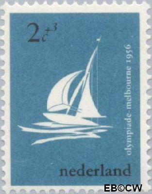 Nederland NL 0676 1956 Olympische Spelen- Melbourne Gebruikt 2+3