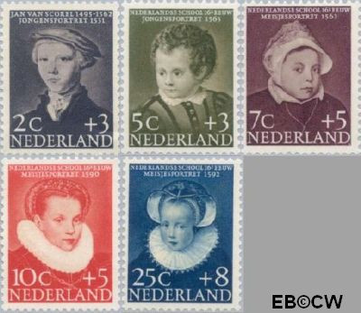 Nederland NL 0683#687 1956 Kinderportretten Postfris