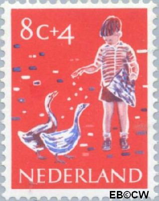 Nederland NL 0733 1959 Activiteiten kinderen Ongebruikt 8+4