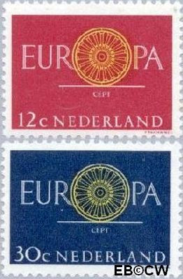 Nederland NL 0745#746 1960 C.E.P.T.- Spaakwiel Ongebruikt