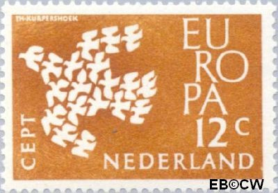 Nederland NL 0757 1961 C.E.P.T.- Duiven in vlucht Gebruikt 12