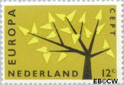 Nederland NL 0777 1962 C.E.P.T.- Boom Gebruikt 12