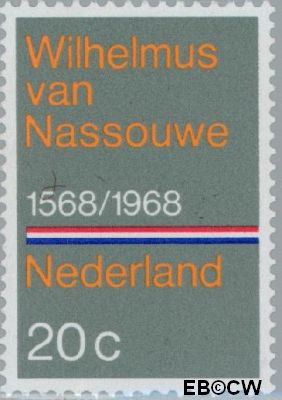 Nederland NL 0908# 1968 Wilhelmus (Volkslied) Postfris