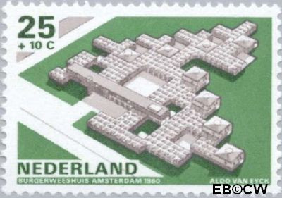 Nederland NL 0923 1969 Architectuur Gebruikt 25+10