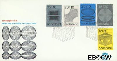 Nederland NL 0E104 1970 Computertekeningen FDC zonder adres