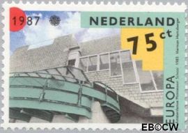 Nederland NL 1377 1987 C.E.P.T.- Moderne architectuur Postfris 75