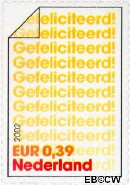 Nederland NL 2052 2002 Felicitatie- zegels Gebruikt 39