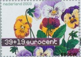 Nederland NL 2166 2003 Aquarellen van bloemen Postfris 39+19