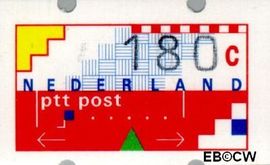 Nederland NL ATM18 1991 Opgedrukte waarde Postfris 180