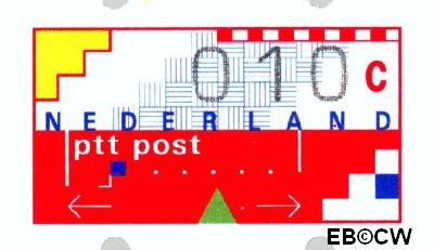 Nederland NL ATM2 1991 Opgedrukte waarde Gebruikt 10