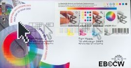 Nederland NL E445 2001 K.V.G.O. FDC zonder adres