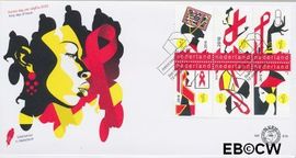 Nederland NL E618 2010 Stop AIDS now FDC zonder adres