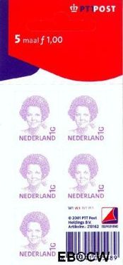 Nederland NL V1491b 2001 Koningin Beatrix- Type 'Inversie' Postfris 100